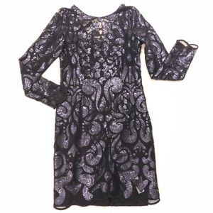 Black Sequence Dress Laundry By Shelli Segal